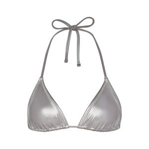 Skims Metallic Swim Triangle Top — BRAND NEW W/ TAGS